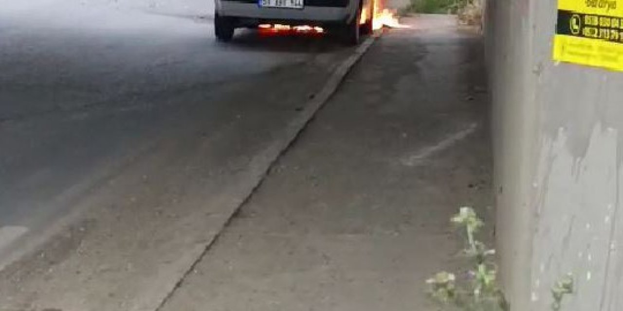 Tekirdağ’da Lpg’li Otomobil Alev Topuna Döndü