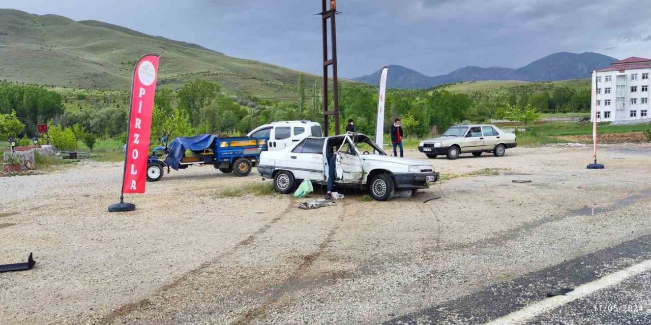 Malatya’da Otomobil Takla Attı: 2 Yaralı