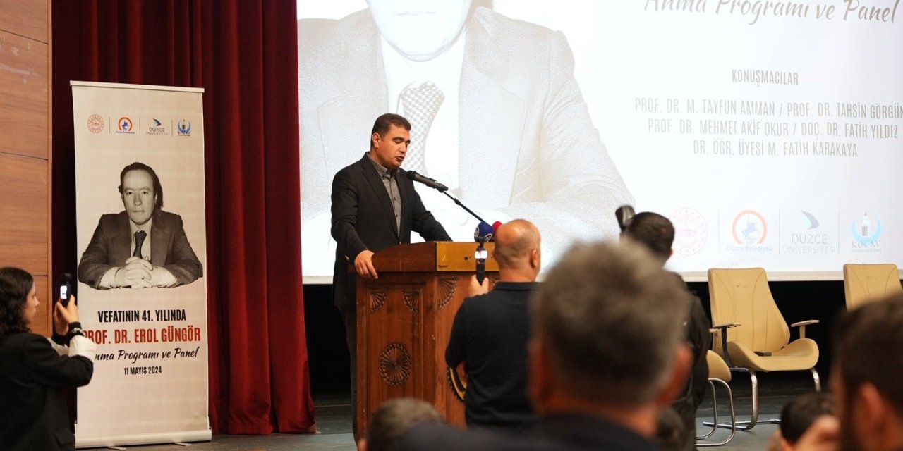 Prof. Dr. Erol Güngör Vefatının 41. Yılında Düzce’de Anıldı