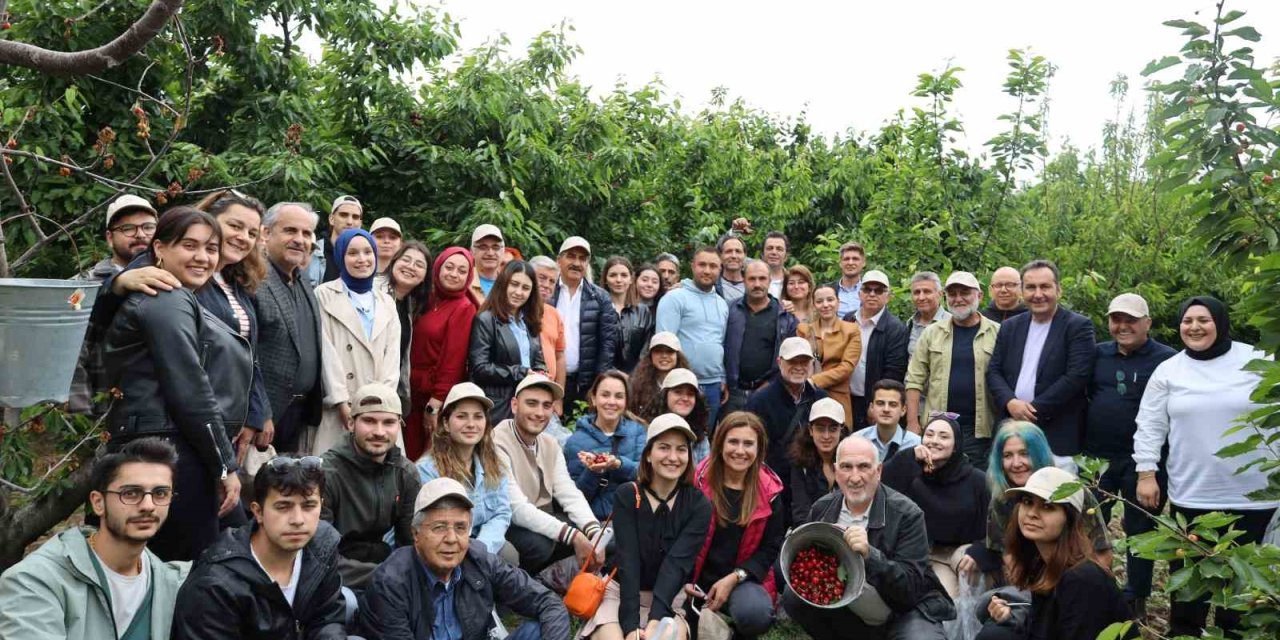 Gençler, Kiraz Hasat Şenliğine Enerji Kattı