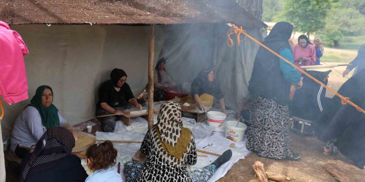 Kahramanmaraş’ta Yörüklerin Bazlama Şenliği