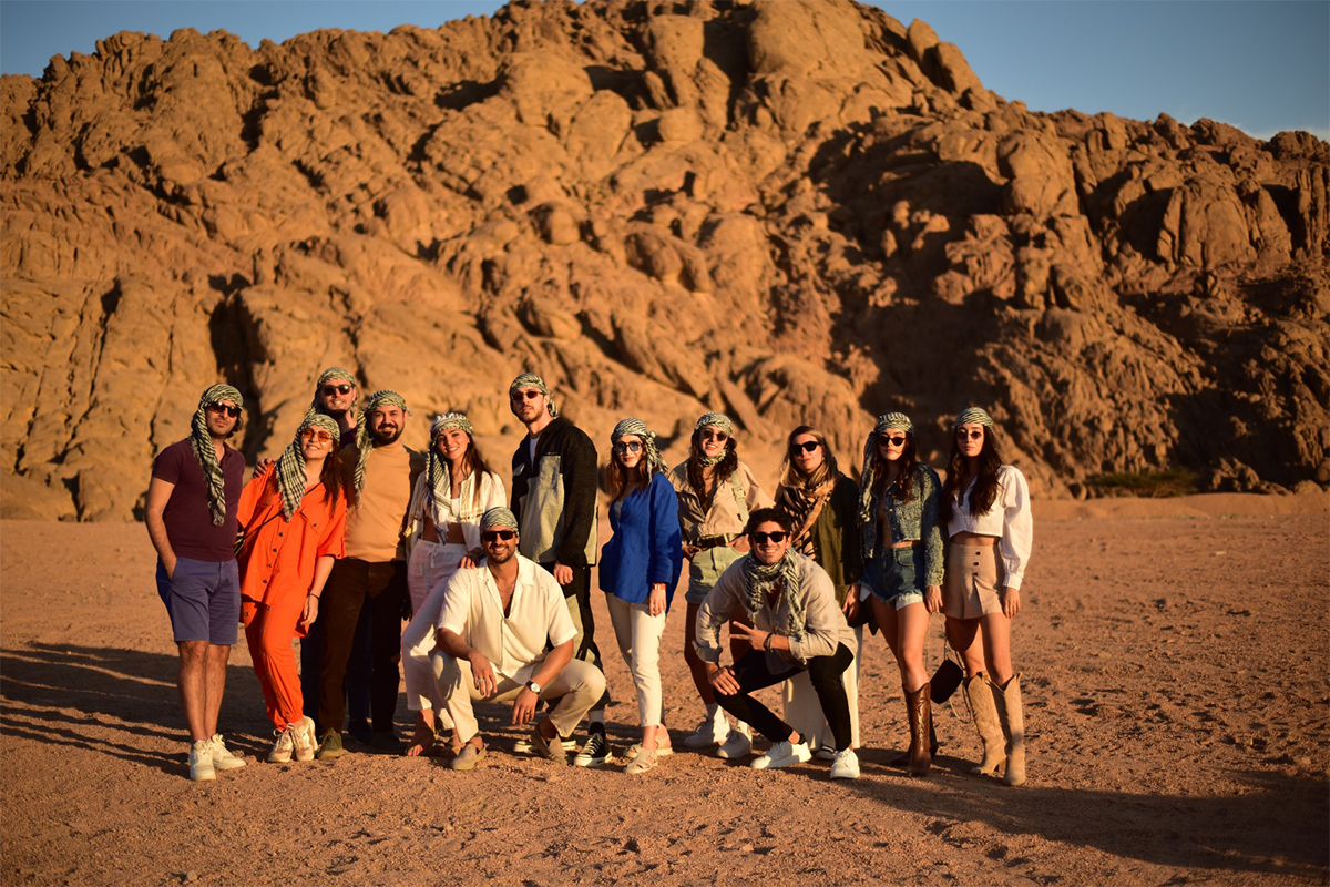 Türk oyuncular Mısır'ın en ünlü tatil merkezinde buluştu