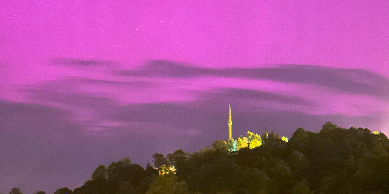 Kuzey Işıkları Rize'de görüntülendi