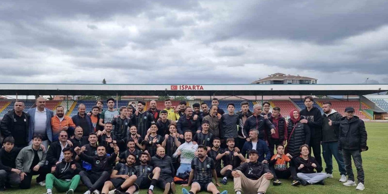 Isparta 1. Amatör Futbol Ligi’nde Şampiyon Sütçülerspor Oldu