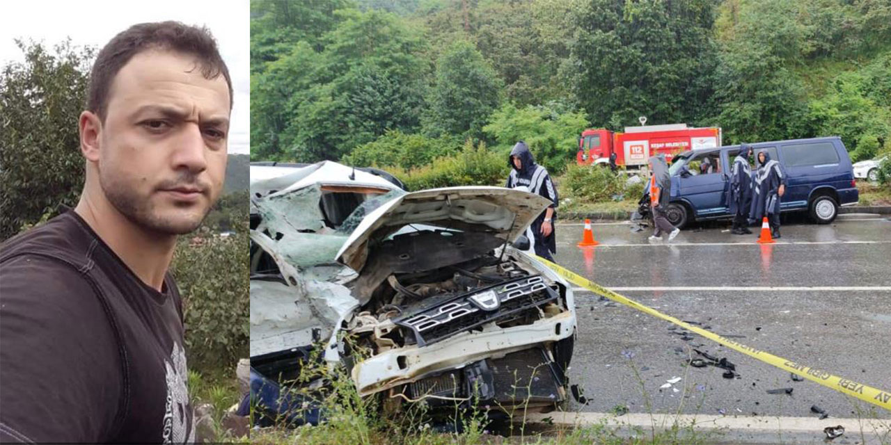 Giresun'da otomobil ile minibüsün çarpıştığı kazada 1 kişi öldü, 10 kişi yaralandı