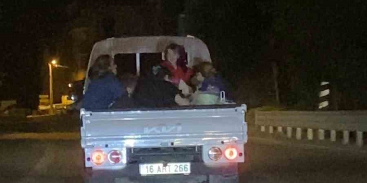 Bursa’da Tehlikeli Yolculuk Kamerada