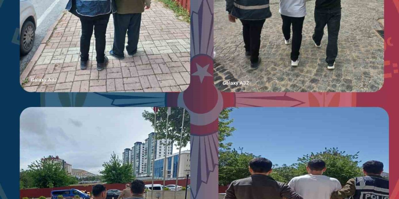 Elazığ’da Kesinleşmiş Hapis Cezası Olan 18 Zanlı Yakalandı