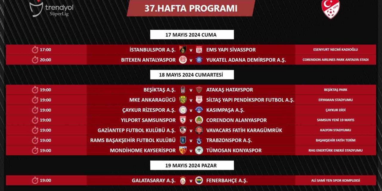 Galatasaray - Fenerbahçe Derbisinin Tarihi Belli Oldu