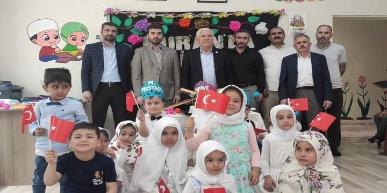 Çermik’te Çocuklar Kur’an-ı Kerim’e Geçmenin Sevincini Yaşadı