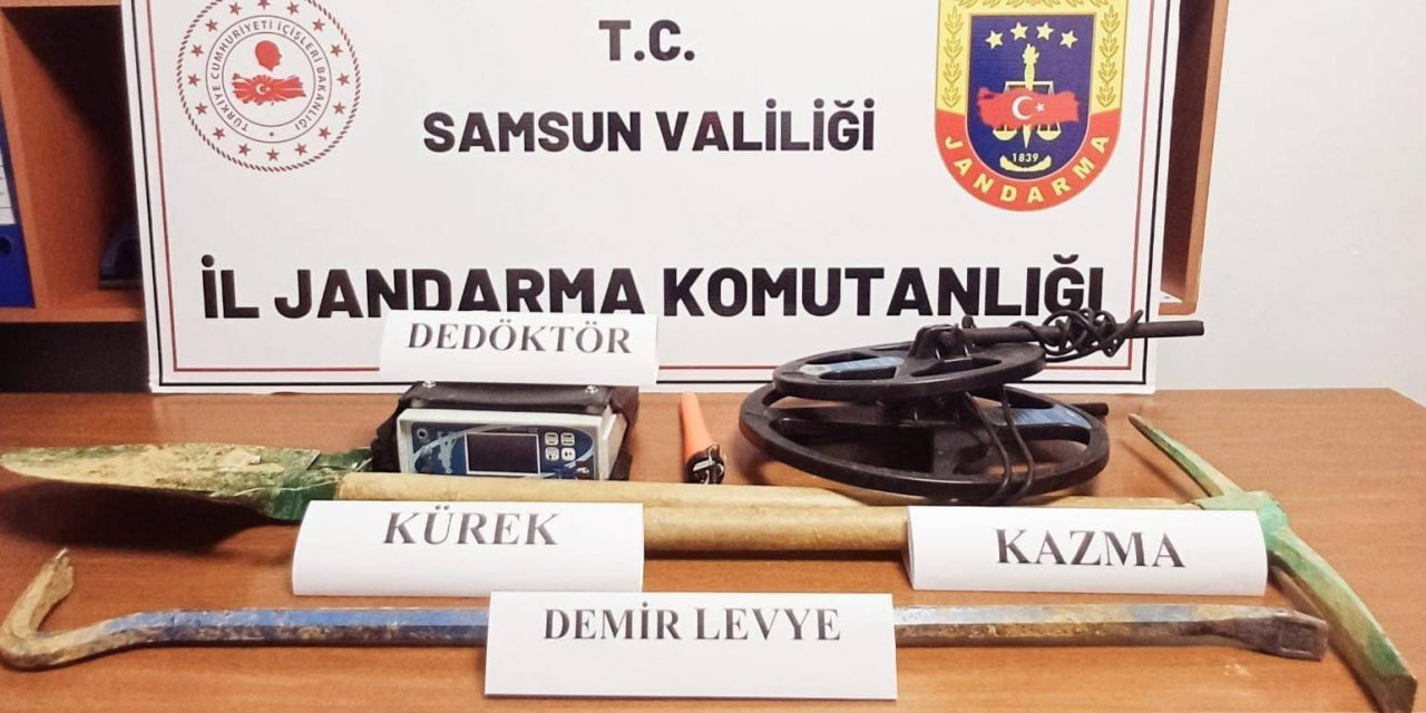 Sit Alanında Kaçak Kazı Yapan 5 Kişi Yakalandı