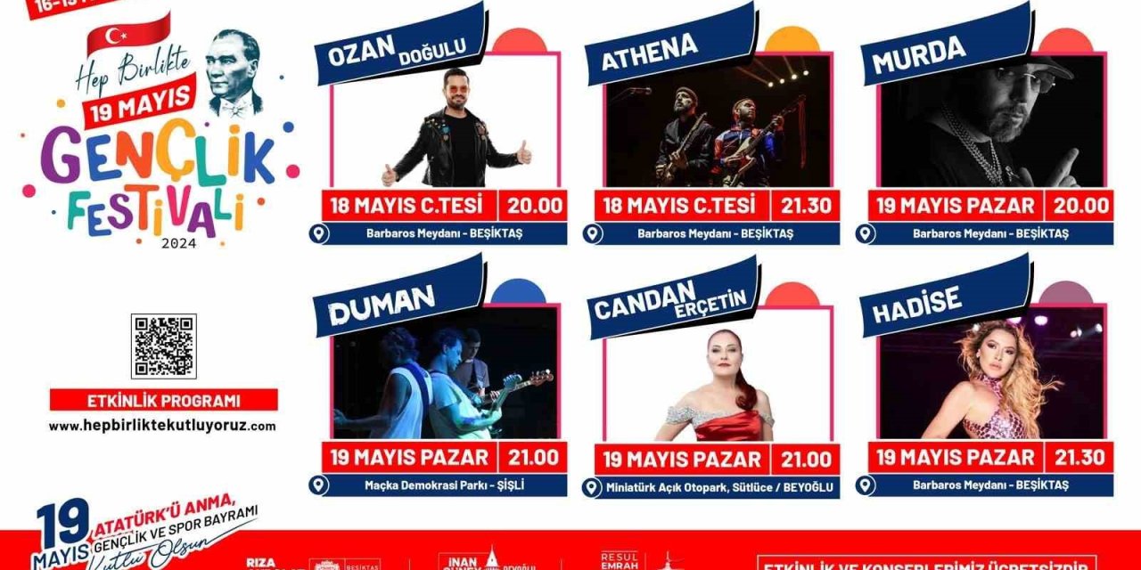 İstanbul’da Üç İlçeden Ortak “Hep Birlikte 19 Mayıs Gençlik Festivali”