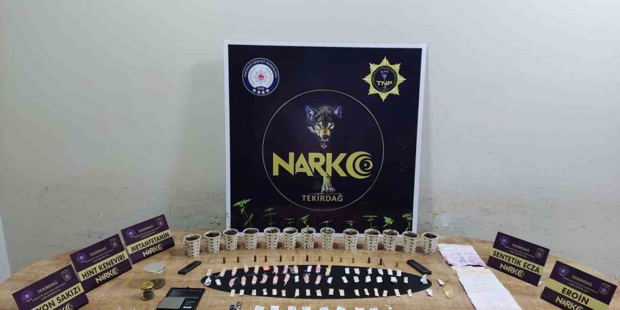 Tekirdağ’da Uyuşturucu Operasyonu: 3 Kişi Tutuklandı