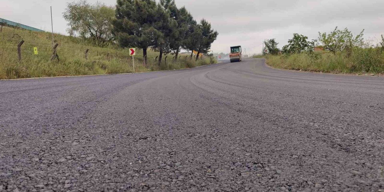 Gebze Pelitli Yolu Caddesine Asfalt