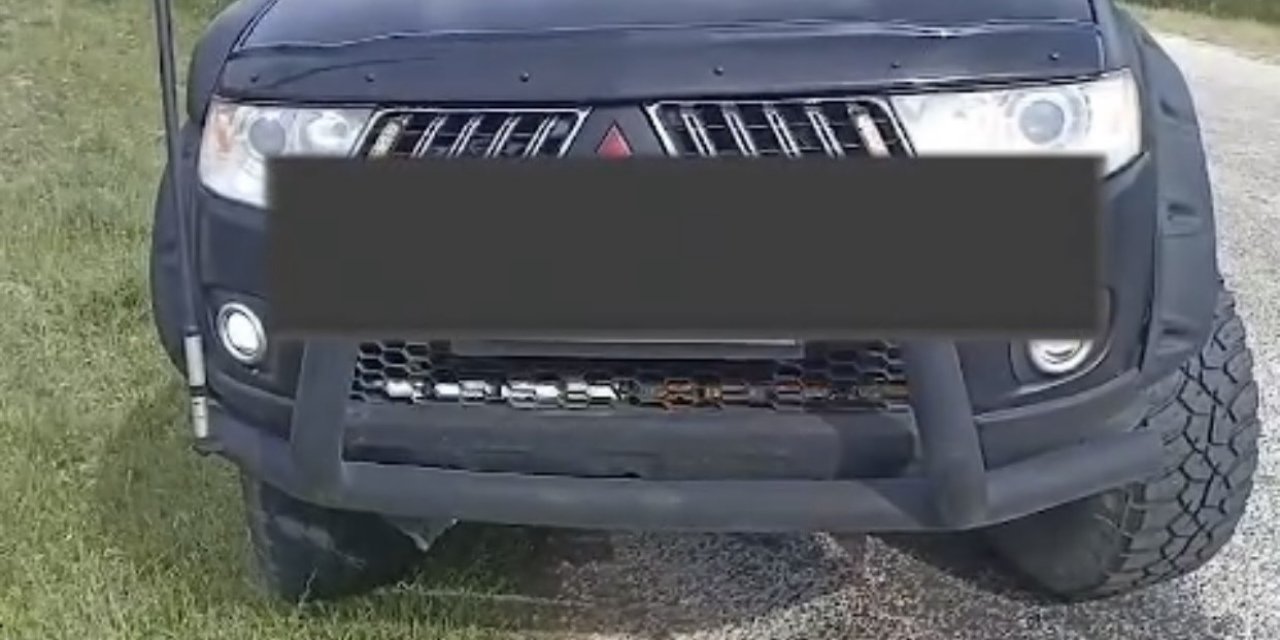 Kırklareli’de Çakarlı Kamyonete Ceza