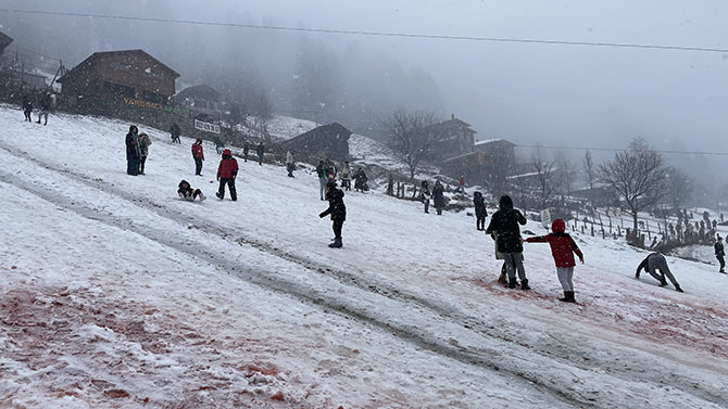 Rize'de "15. Ayder Kar Festivali" sona erdi