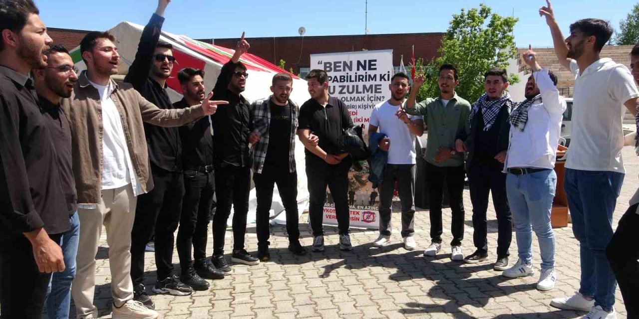 Üniversiteli Gençler Filistin İçin Buluştu