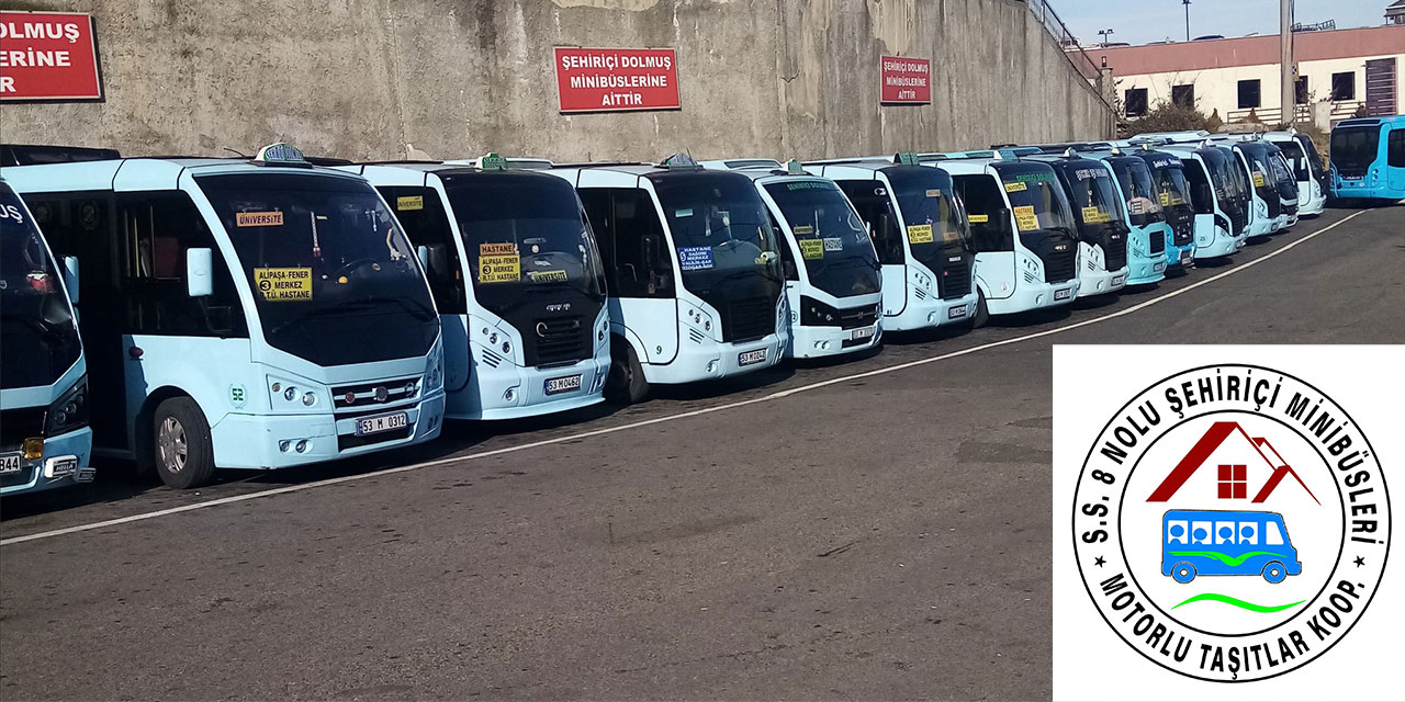 Rize Şehiriçi Minibüs Kooperatifinden Kamuoyuna Açıklama