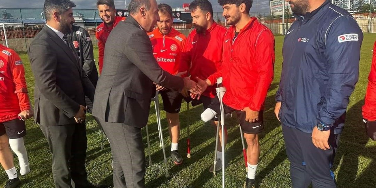Ampute Futbol Milli Takımı Ve Çorum Fk’ya, Alaca’dan Anlamlı Ziyaret