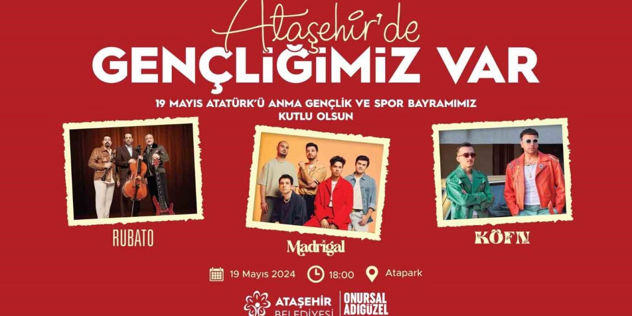 Gençlik Bayramı Ataşehir’de Coşkuyla Kutlanacak