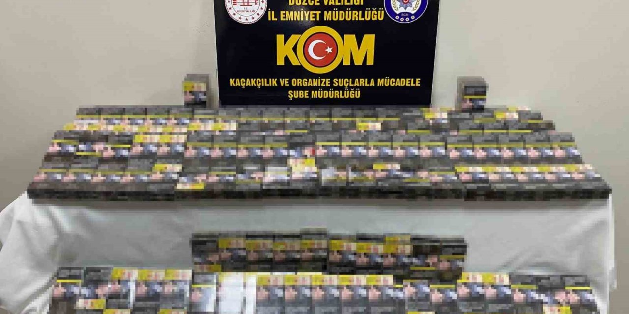 340 Paket Kaçak Sigaraya El Konuldu