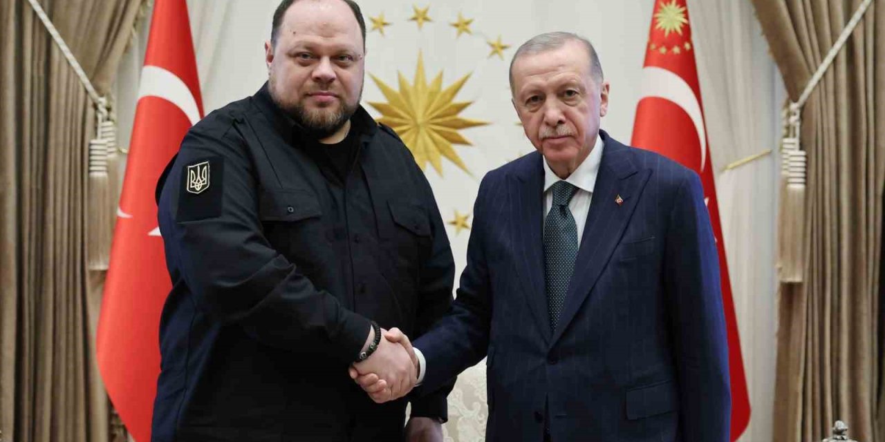 Cumhurbaşkanı Recep Tayyip Erdoğan, Ukrayna Meclis Başkanı Ruslan Stefanchuk’u Kabul Etti.