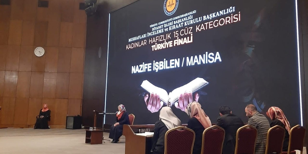 Kadın Hafızlık Yarışmasının Türkiye İkincisi Manisa’dan
