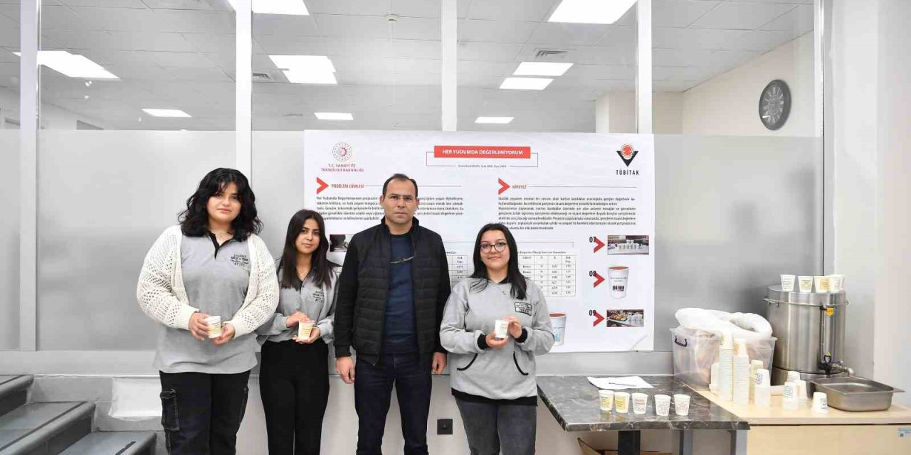 Büyükşehir’den Değerler Eğitimi Konusunda Tübitak Projesi Yürüten Öğrencilere Destek