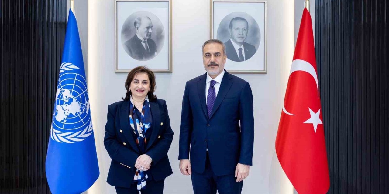 Bakan Fidan, Bm Kadın Birimi İcra Direktörü Bahous’u Kabul Etti