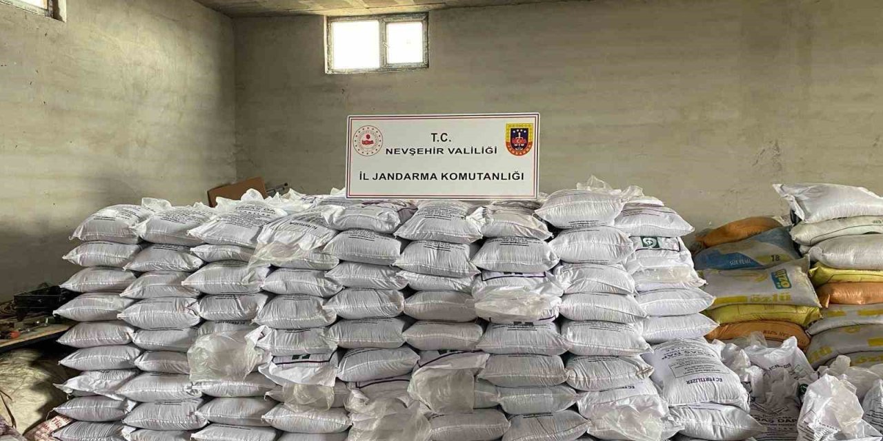 Nevşehir’de 23 Ton Sahte Gübre Ele Geçirildi