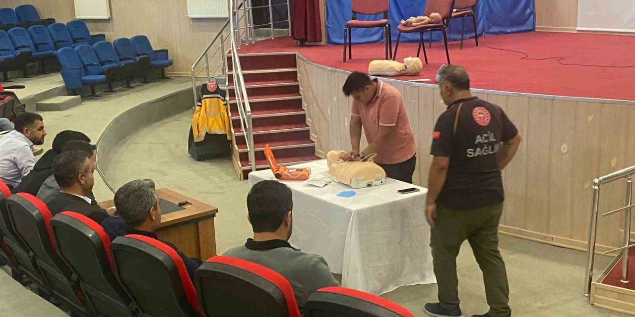 Sincik’te İlk Yardım Eğitimi Verildi