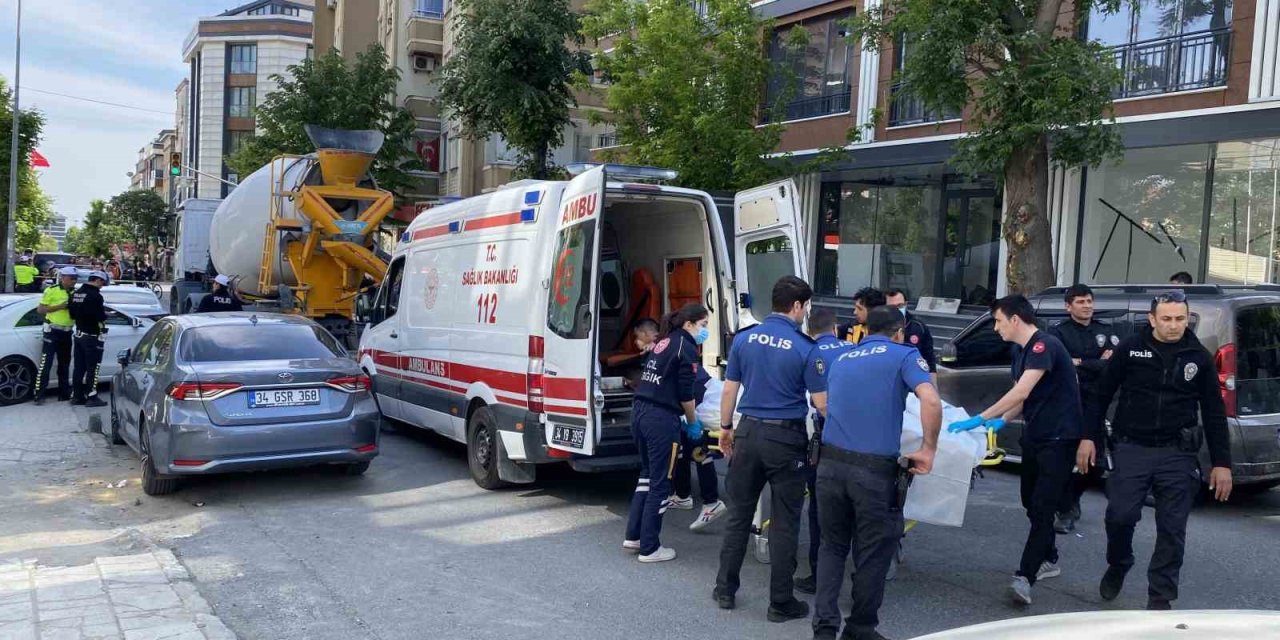 Küçükçekmece’de Beton Mikserinin Çarptığı Kadın Öldü