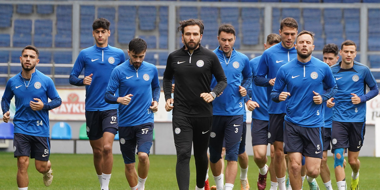 Çaykur Rizespor Kasımpaşa maçı hazırlıklarını sürdürdü