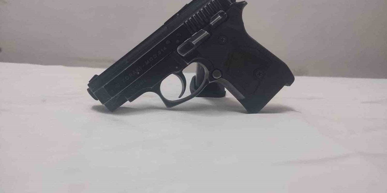 Kurusıkı Tabanca İle Yakalandı, 8 Bin Tl Cezadan Kaçamadı