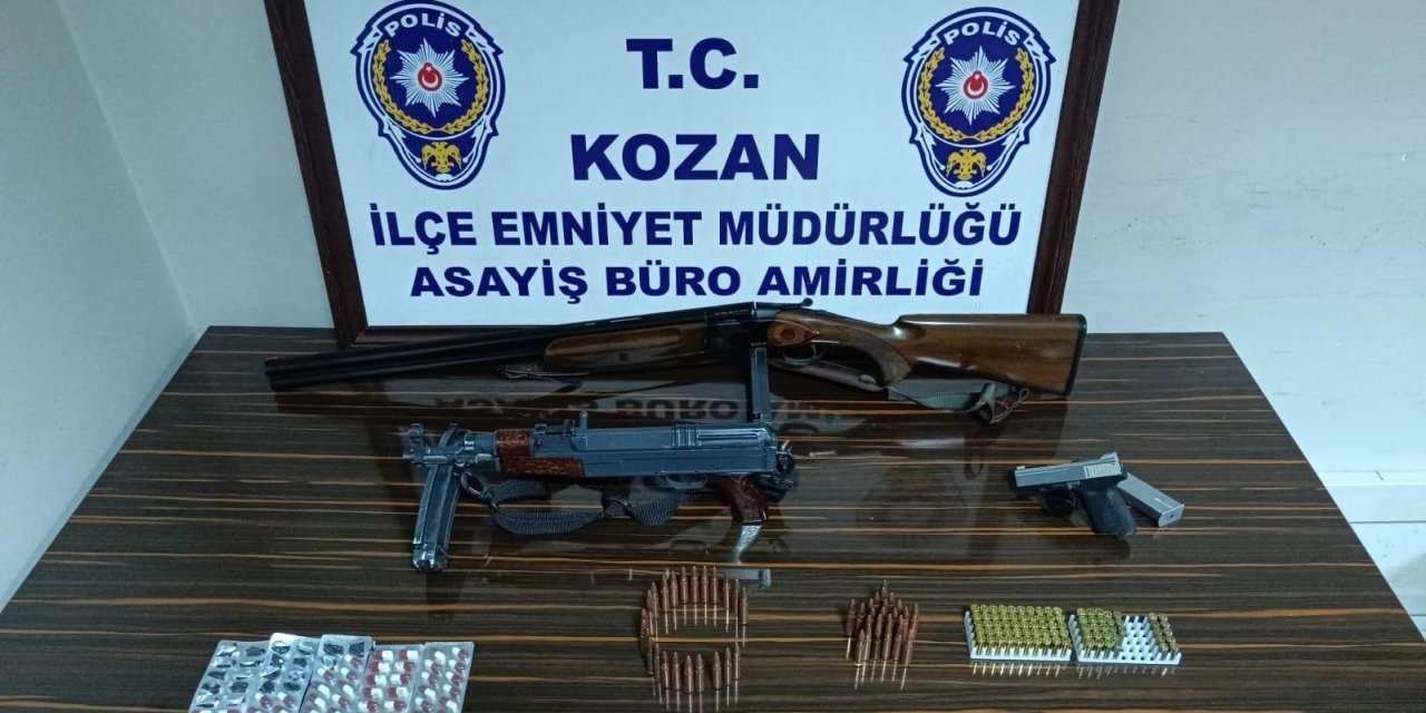 Kozan’da Kalaşnikof Tüfek Ele Geçirildi