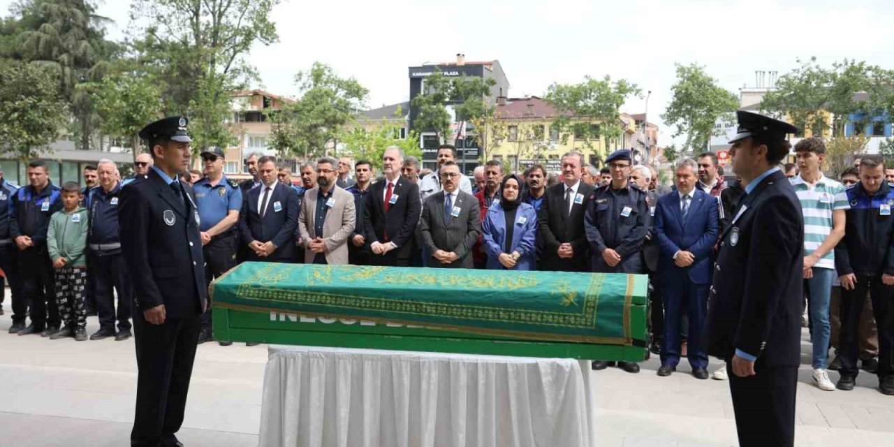 Vefat Eden Zabıta Memuru Mustafa Şengün İçin Tören Düzenlendi