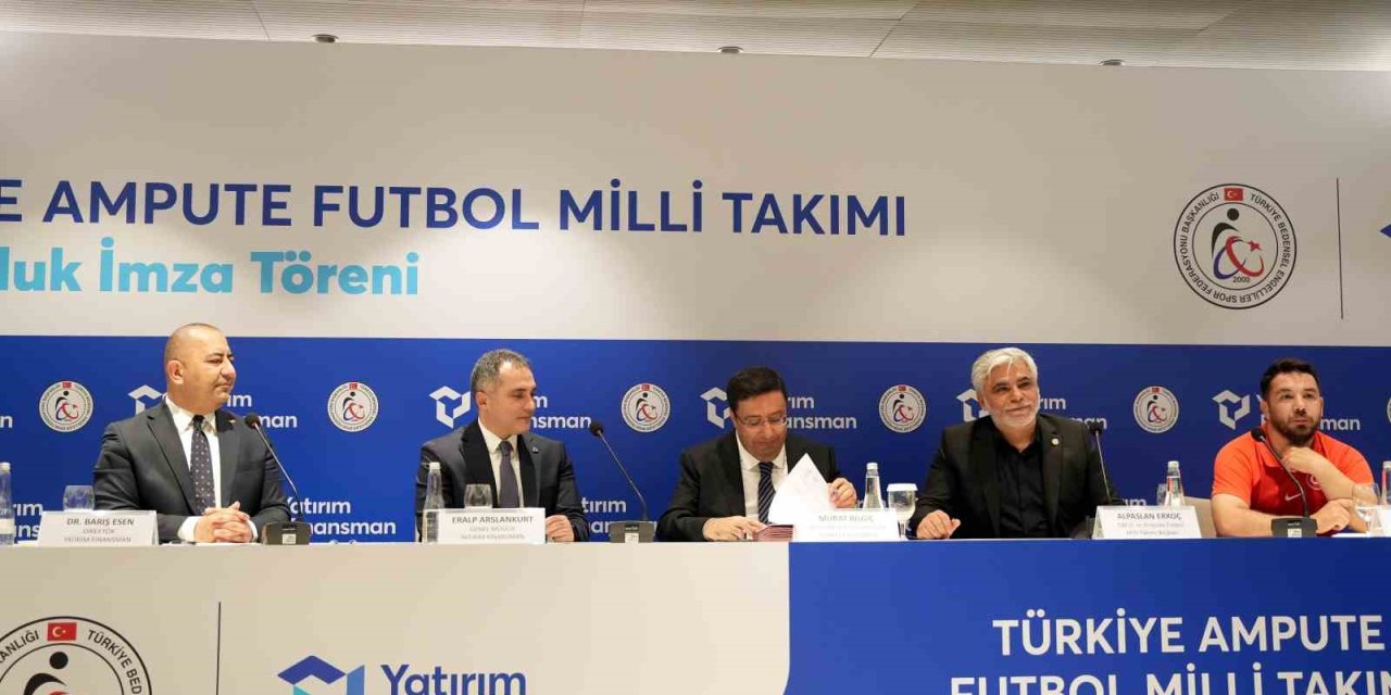 Yatırım Finansman, Ampute Futbol Milli Takımı’na Sponsor Oldu