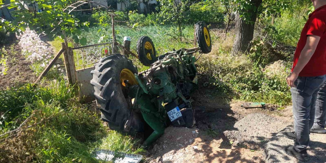 Tır İle Traktör Çarpıştı: 1yaralı