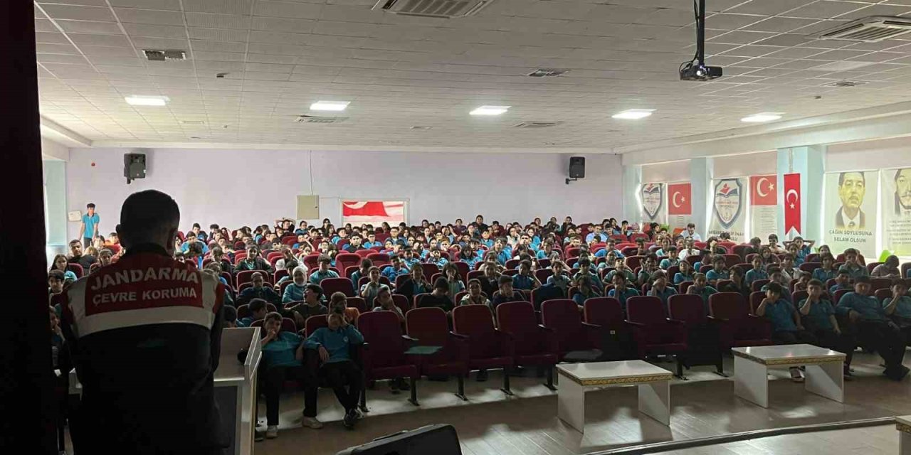 Jandarmadan 269 İlkokul Öğrencisine Çevre Bilinci Eğitimi