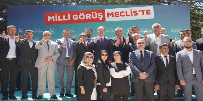 Fatih Erbakan: “İttifaka yanlışa ortak olmak için değil, yanlışları hep birlikte düzeltmek için girdik”