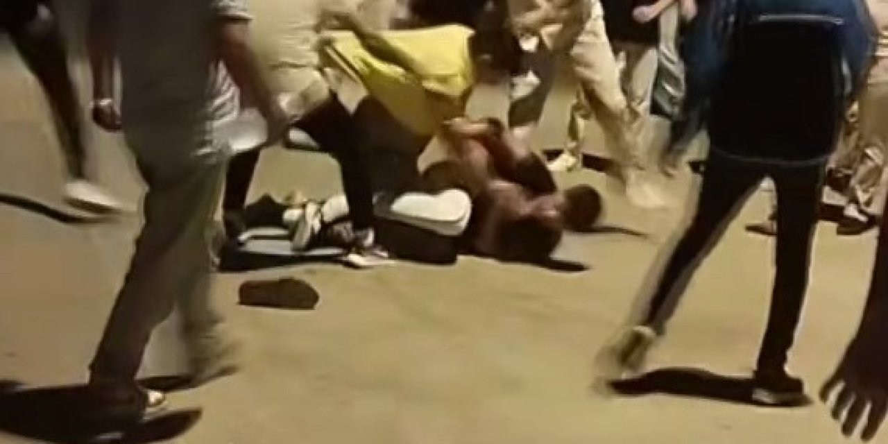 Alanya’da İskelede Kavga