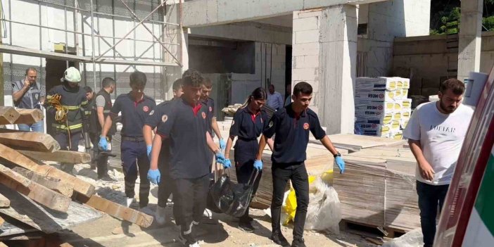 İnşaat işçisi çalıştığı inşaatın asansör boşluğunda ölü bulundu