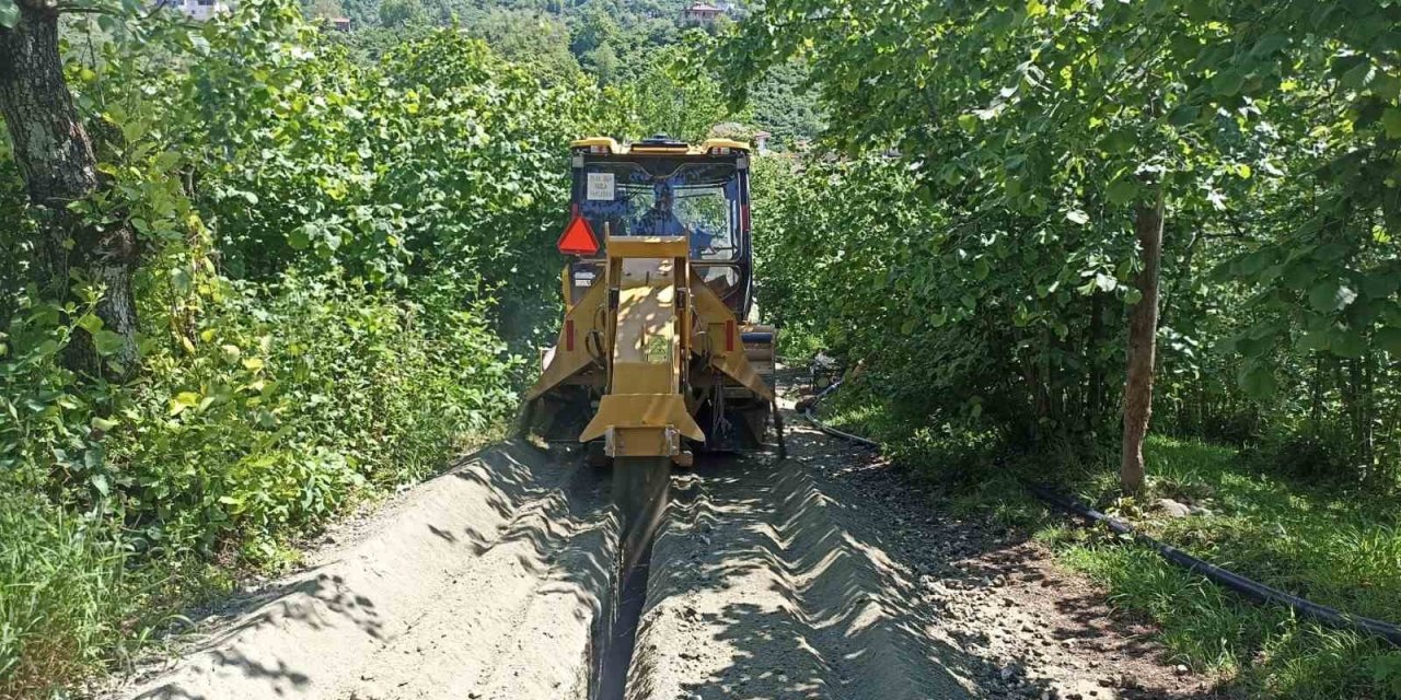 Ordu’da İçme Suyu Hattı Yenileme Çalışmaları Sürüyor