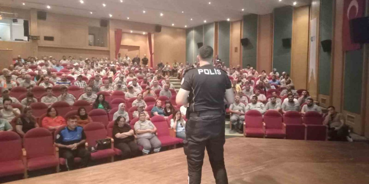 Emniyetten Belediye Çalışanlarına Eğitim