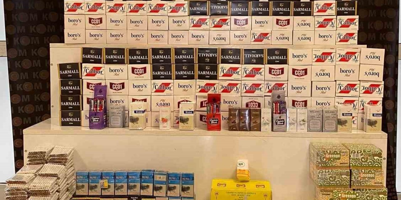 Muş’ta Kaçak Sigara Ve Tütün Ele Geçirildi