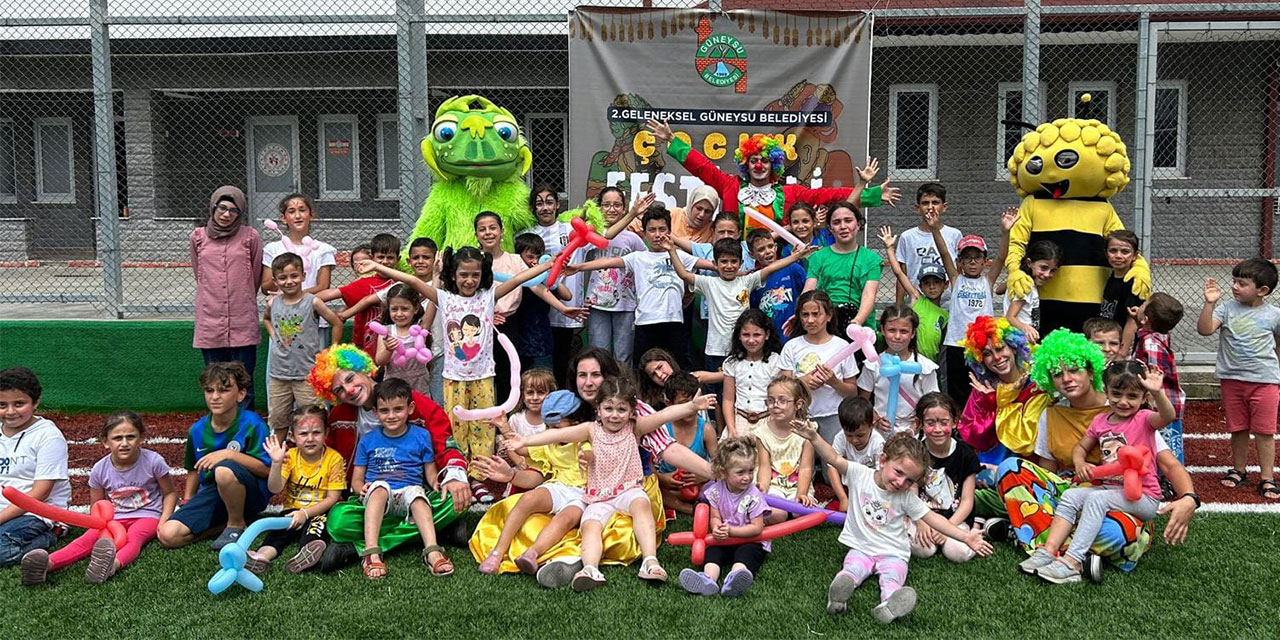 Güneysu’da Çocuklar Doyasıya Eğlendi