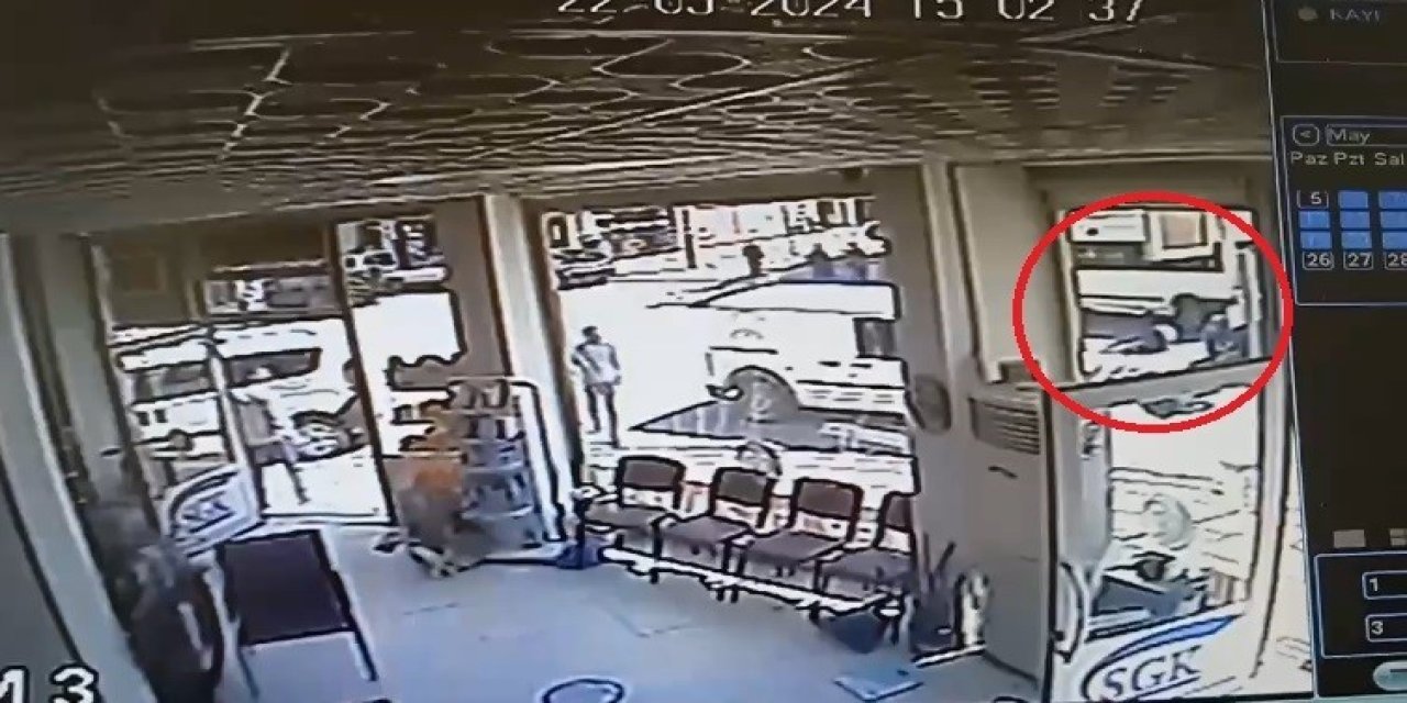 Mardin’de Otomobil İle Motosikletin Çarpıştığı Kaza Kamerada: 1 Yaralı