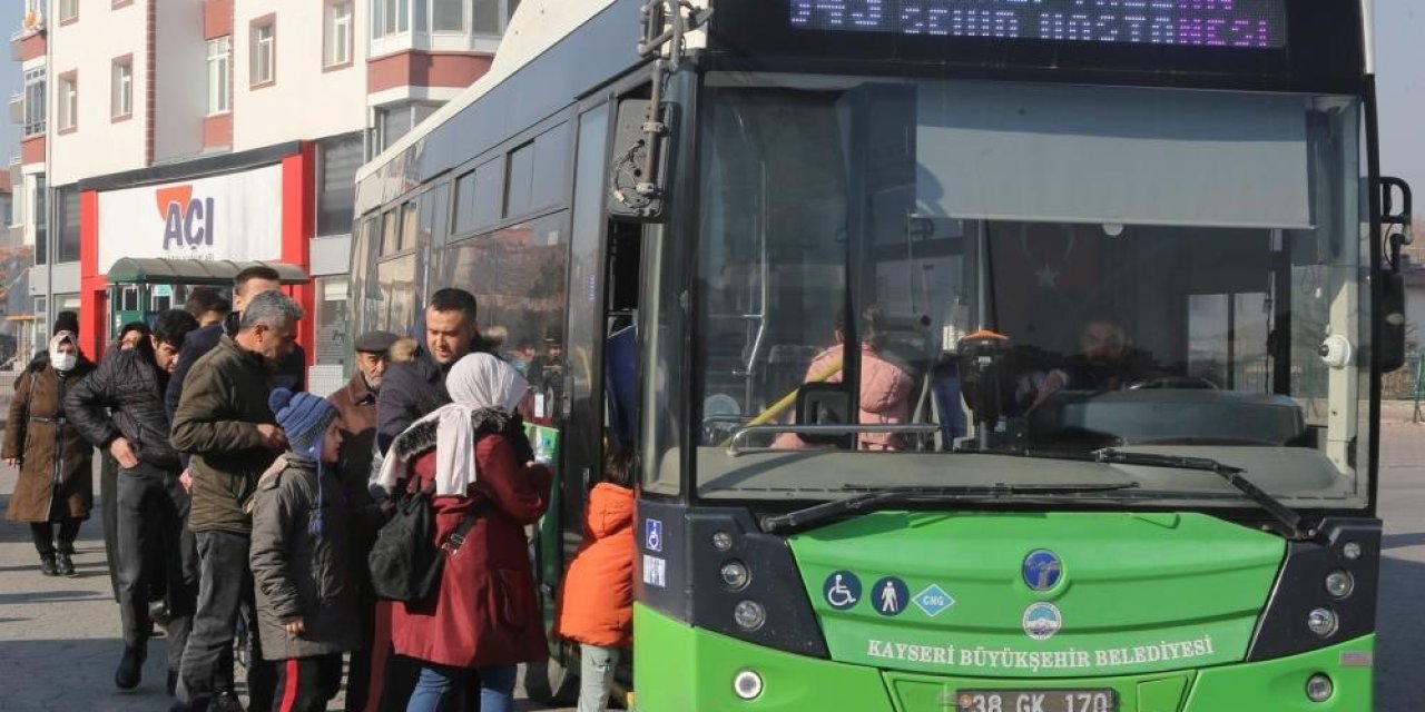 Kayseri’de Toplu Taşımaya Zam