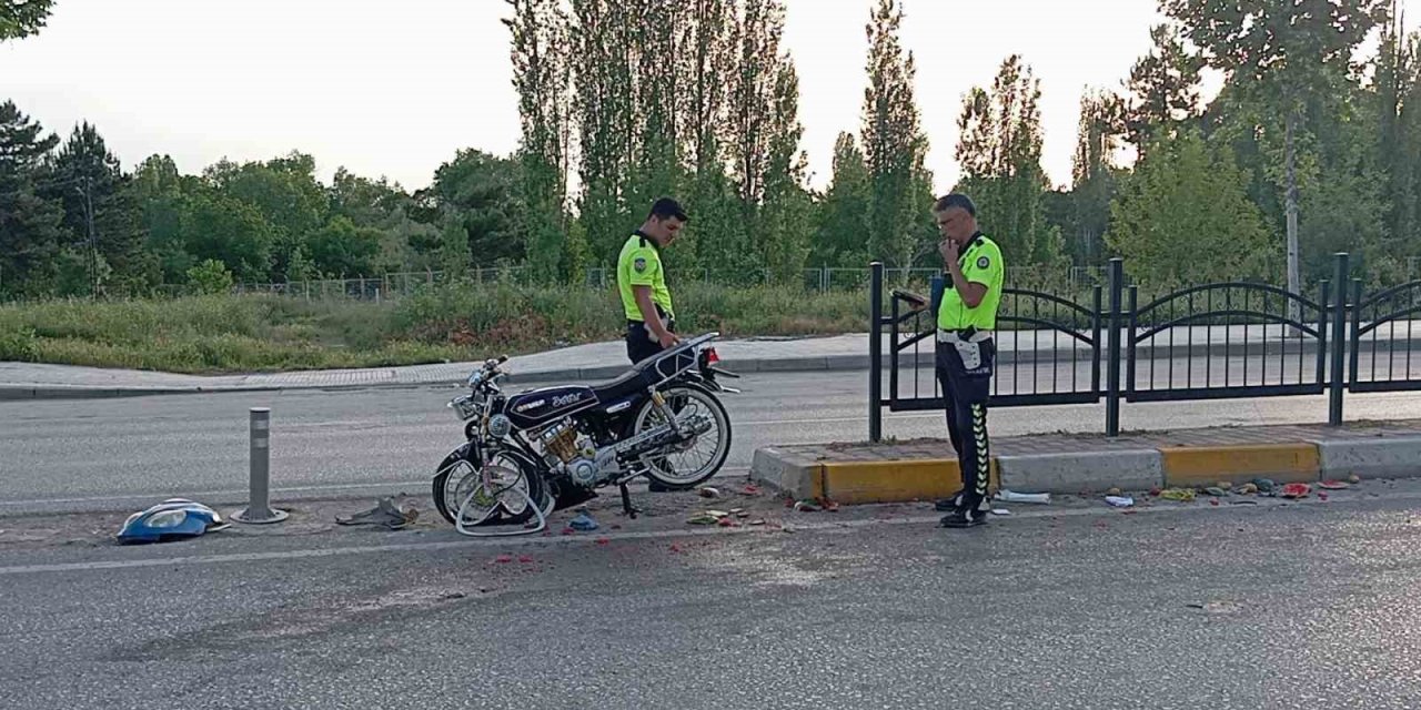Çorum’da İki Motosiklet Çarpıştı: 1 Yaralı
