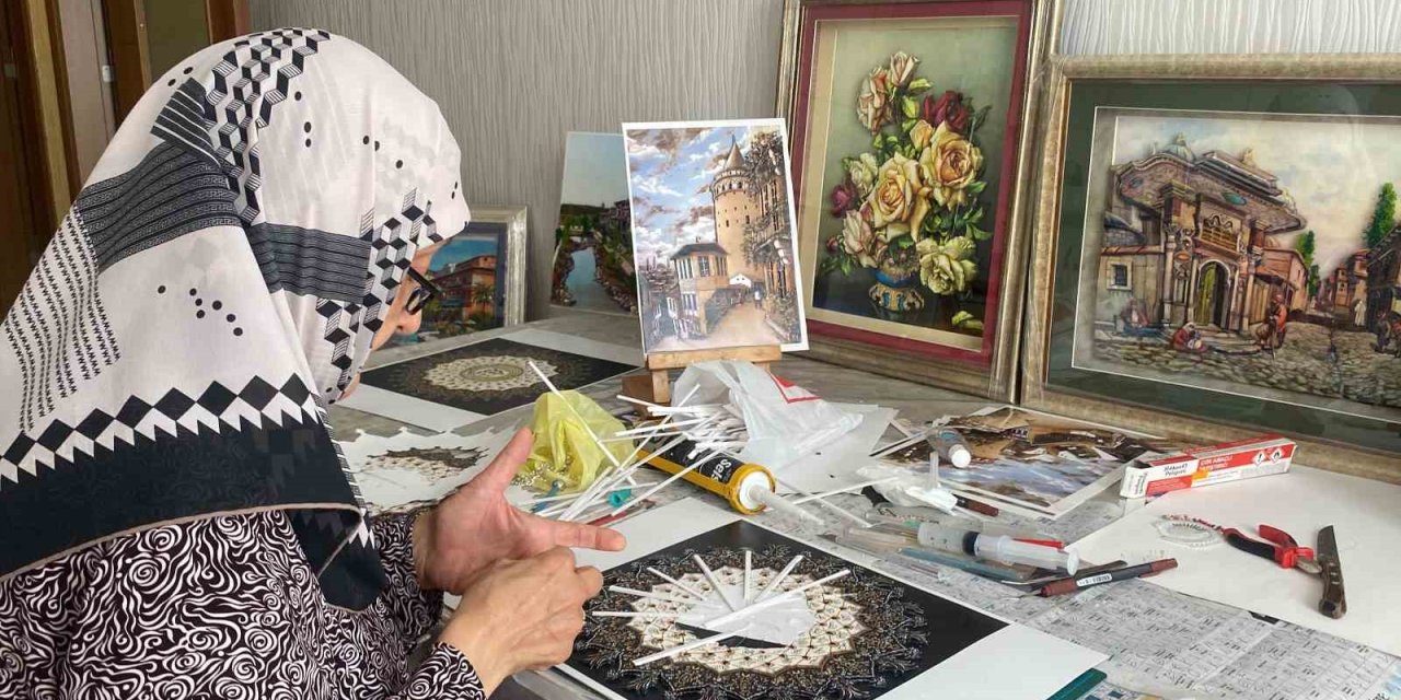 Eşinin Acısını Sanatı İle Dindirdi