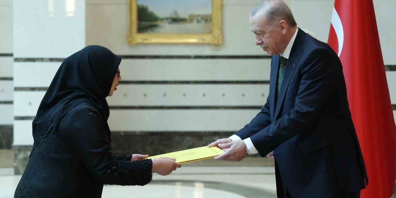 Cumhurbaşkanı Erdoğan, Brunei, Somali Ve İspanya Büyükelçilerini Kabul Etti